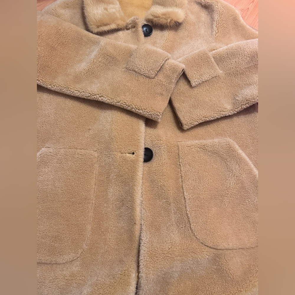 Classic Teddy Coat In Camel - image 6